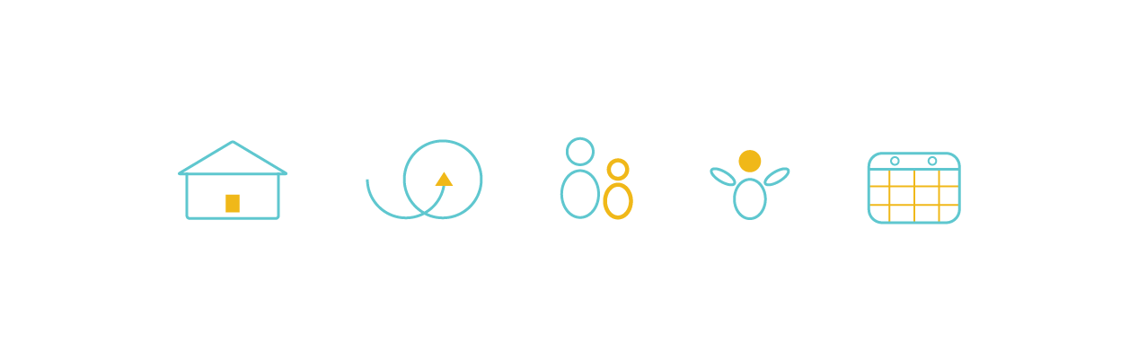 sitter circle mobile icons